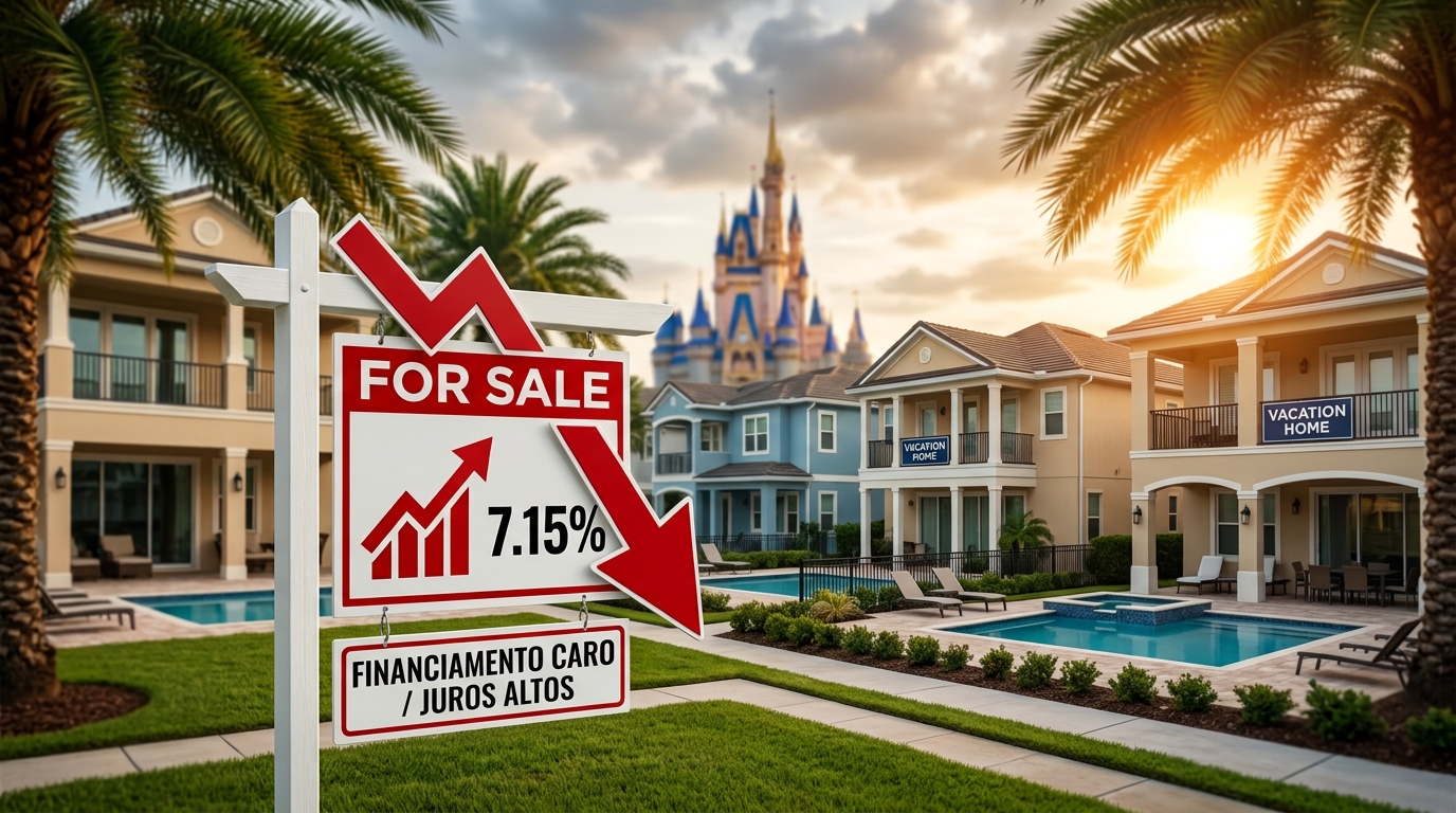 O Custo da Incerteza: Juros Elevados e Crédito Caro Resfriam o Mercado de Vacation Homes em Orlando